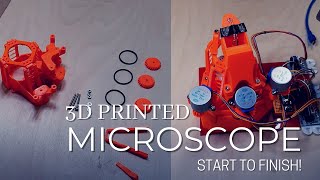 Openflexure Microscope Motorized Raspberry Pi 4 Camera v2 3D printed project 2020 Profile