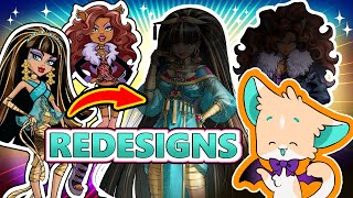 [REDESIGN] Cleo and Clawdeen from MONSTER HIGH! screenshot 3