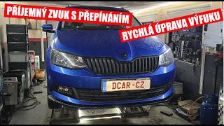 Škoda Fabia 1.2 TSI - výfuková klapka DCar.cz