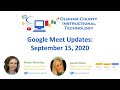 Google Meet Updates September 15 2020