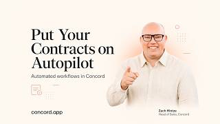 Workflows in Concord Webinar