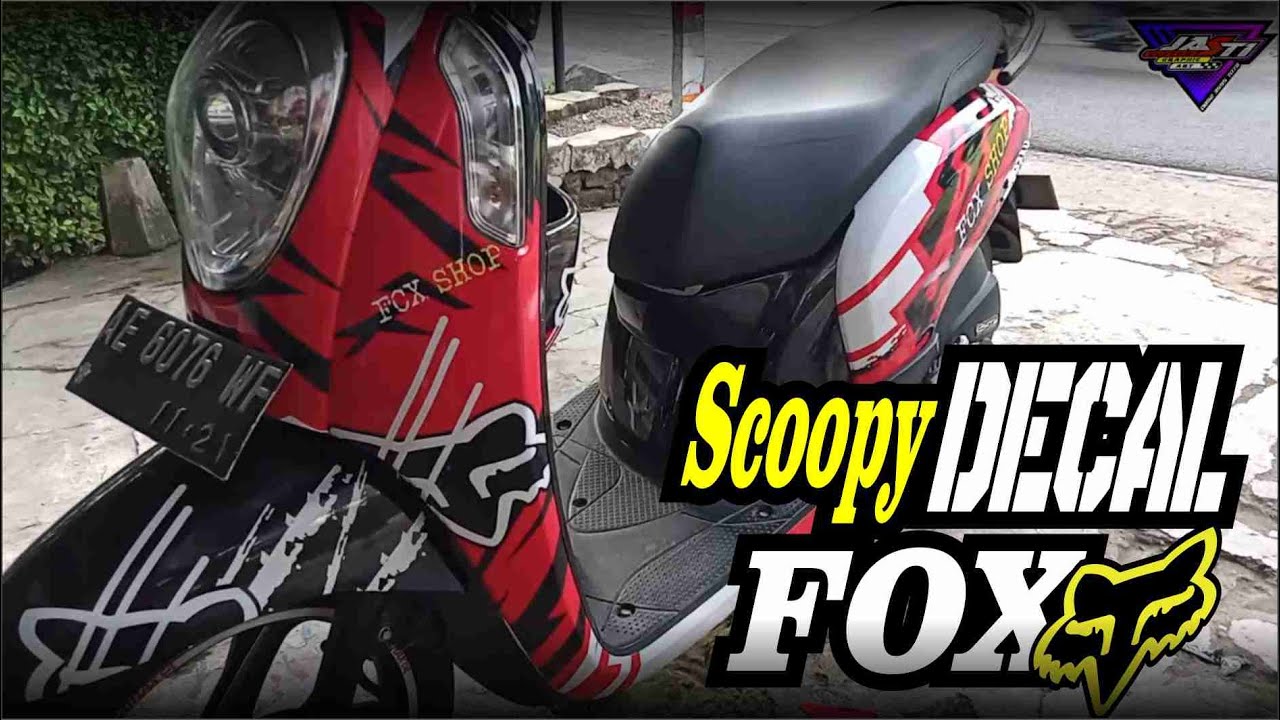 Decal Scoopy FOX SHOP