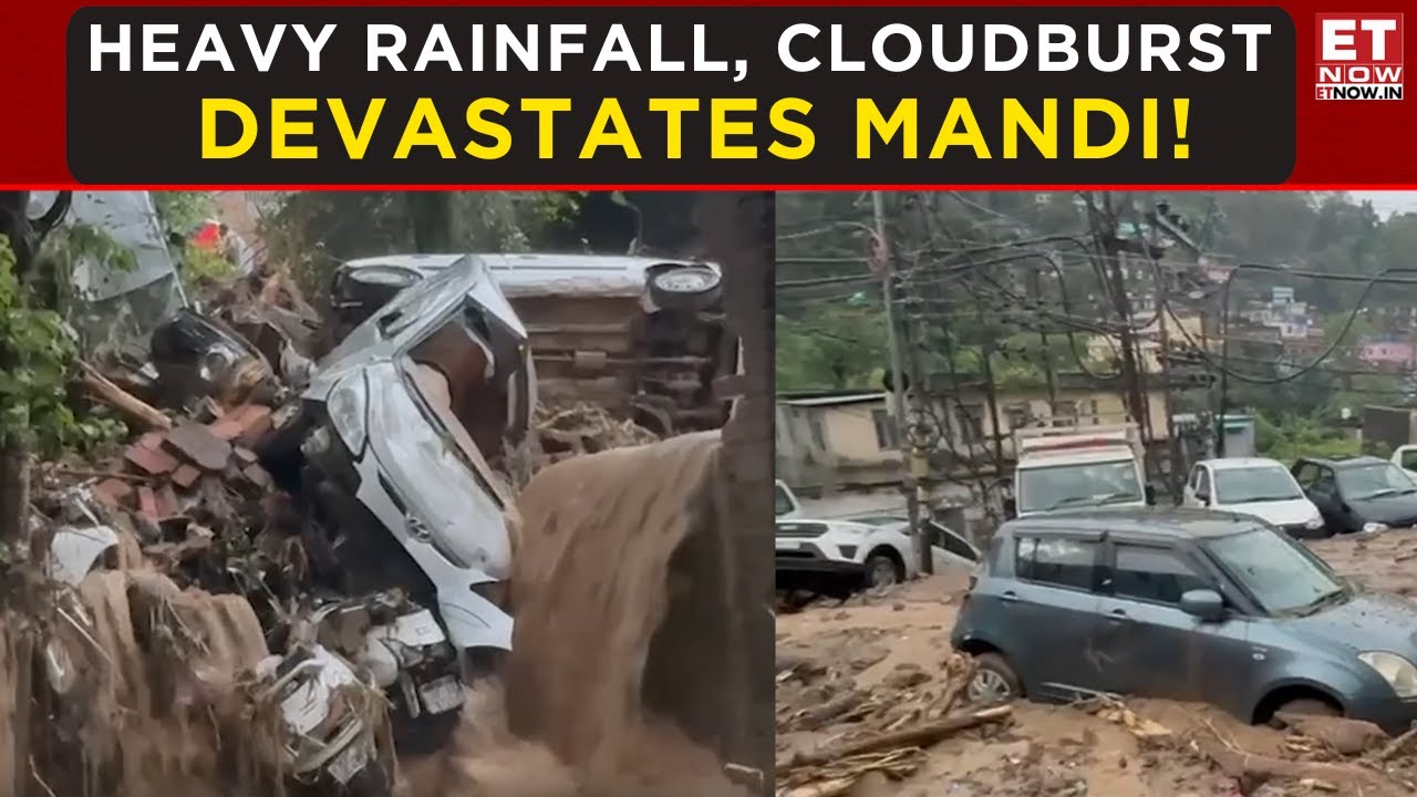 Cloudburst In Mandi: Heavy Rainfalls Devastates The City! 2 Dead, Rescue Operations Underway | News