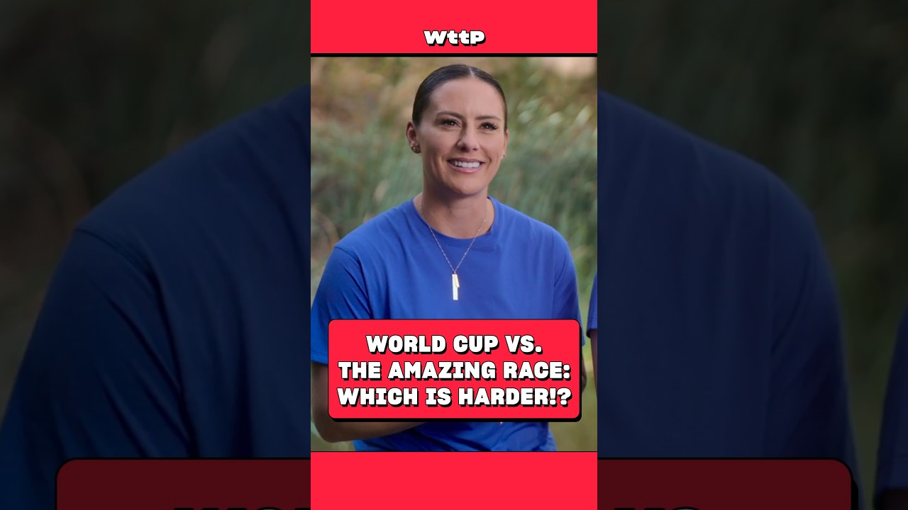 Ali Krieger says The Amazing Race was a bigger mental challenge than playing in a World Cup 😳