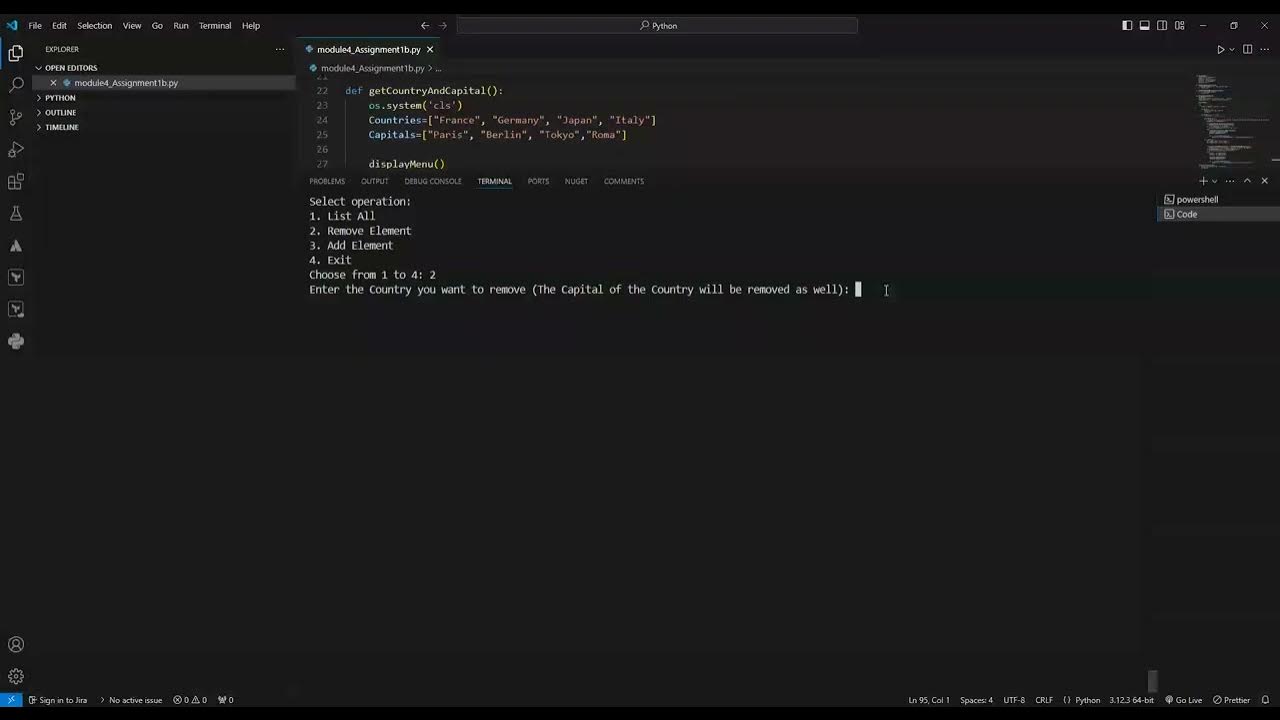 Simple Menu in Python - YouTube