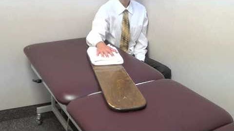 Passive table shoulder slide:  Huntington physical therapy 25703