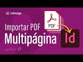 Importar pdf multipágina en InDesign