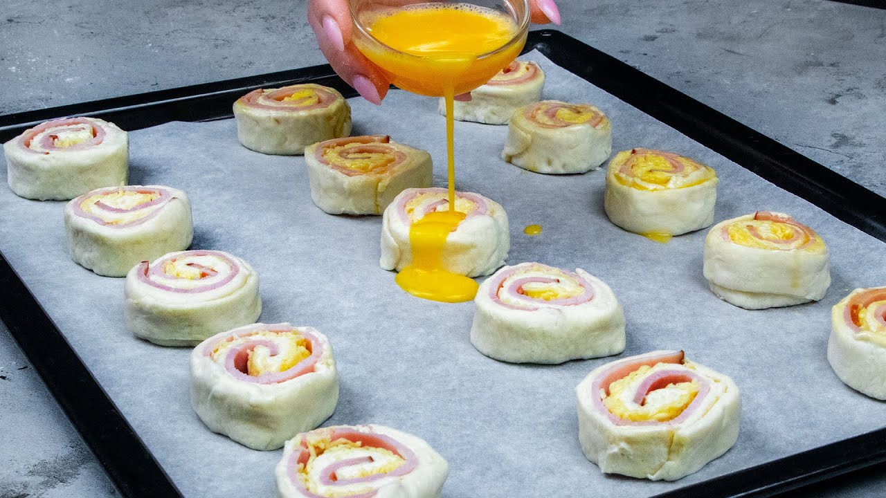 I make them using puff pastry and 3 ingredients. Other people would ask
