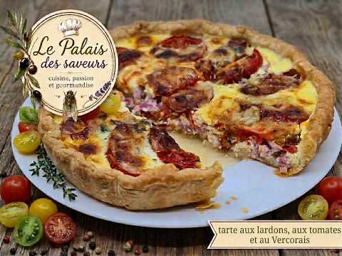 Bacon, Tomato, and Vercorais Tart Recipe