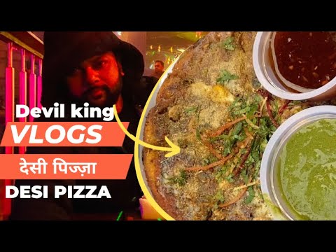 Izza Raja Indian Pizza | RAJA CHAAT | Moonglet | Delhi Street Food | Krishna ...