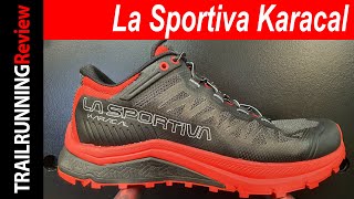 Zapatillas La Sportiva Karacal Negro Granate Mujer SS21