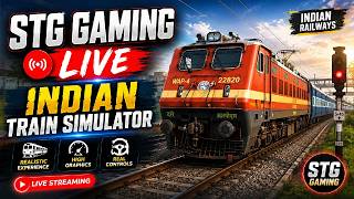 STG GAMING LIVE NOW 🔴 | TRAIN INDIAN TRAIN SIMULATOR | TRAIN SIMULATOR 2026 | TRAIN GAME screenshot 1