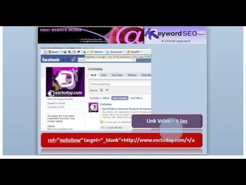 Facebook and YouTube backlinks. Do they confer Google authority?  26