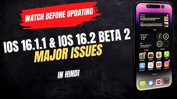 iOS 16.1.1 & iOS 16.2 Beta 2 I Major Issues & Bug Fixes so far in Hindi I TechnoaddictsIndia