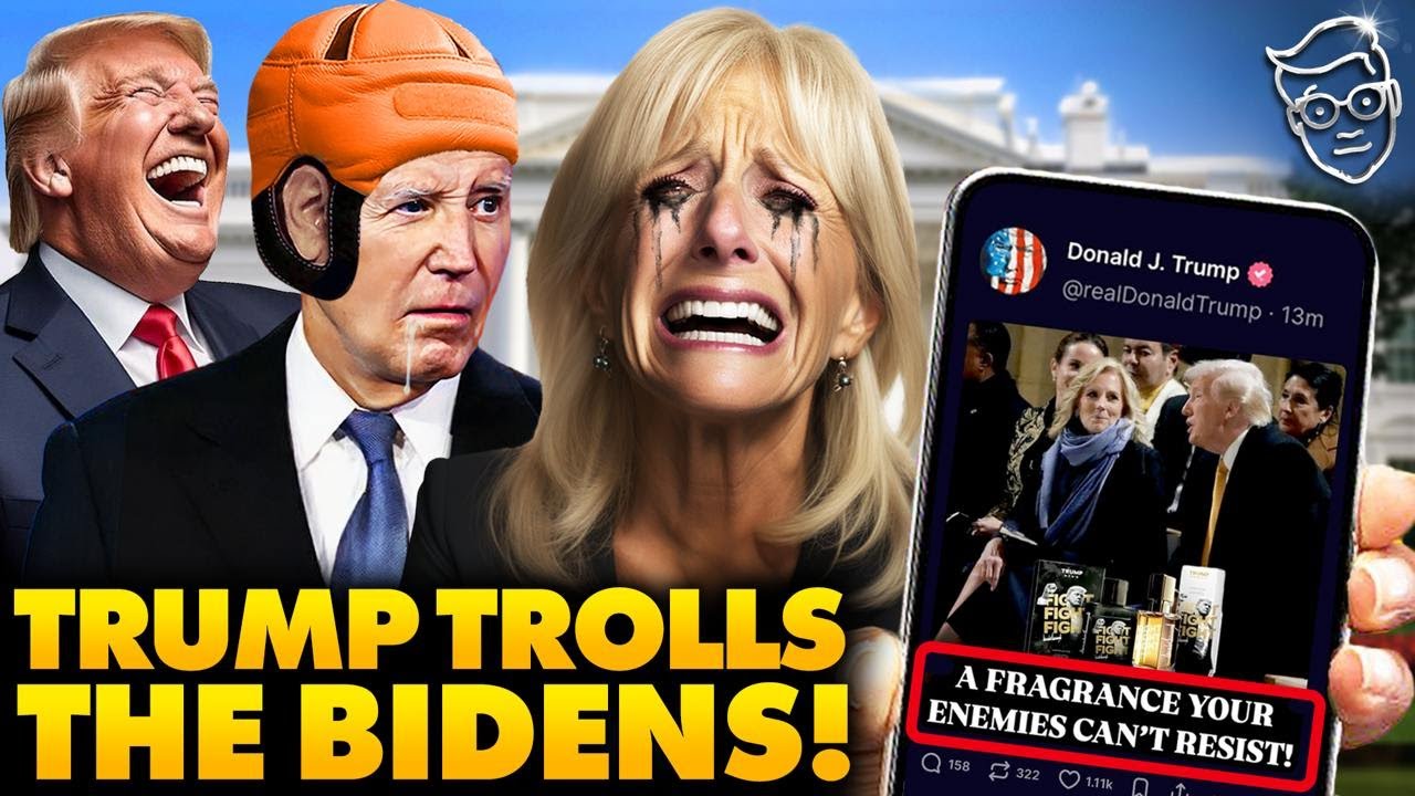 Trump Posts Joe Biden’s Wife DROOLING Over Him In Ad For His Cologne: ‘Your Enemies Cant Resist!’ 🤣