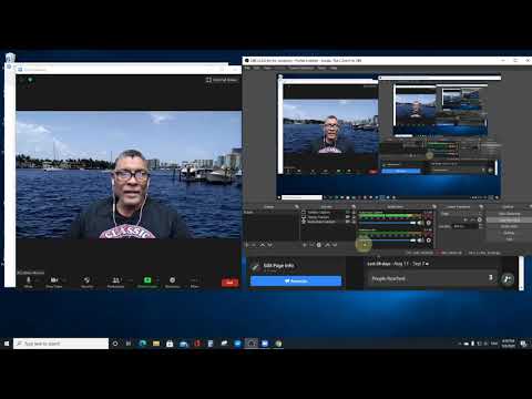 Streaming Zoom Meeting to Facebook Using OBS 25.0.8