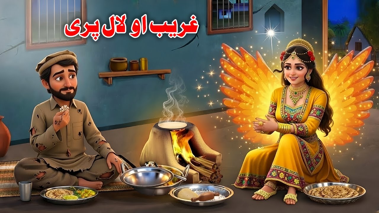 Poor And Fairy | غریب او پری | Pashto Bedtime Story  | Pashto Cartoon Kahani | Pashto Story