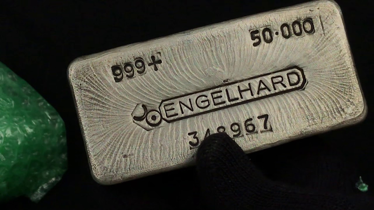 Vintage Silver Unboxing! 150oz of EngelHard Silver Bars!