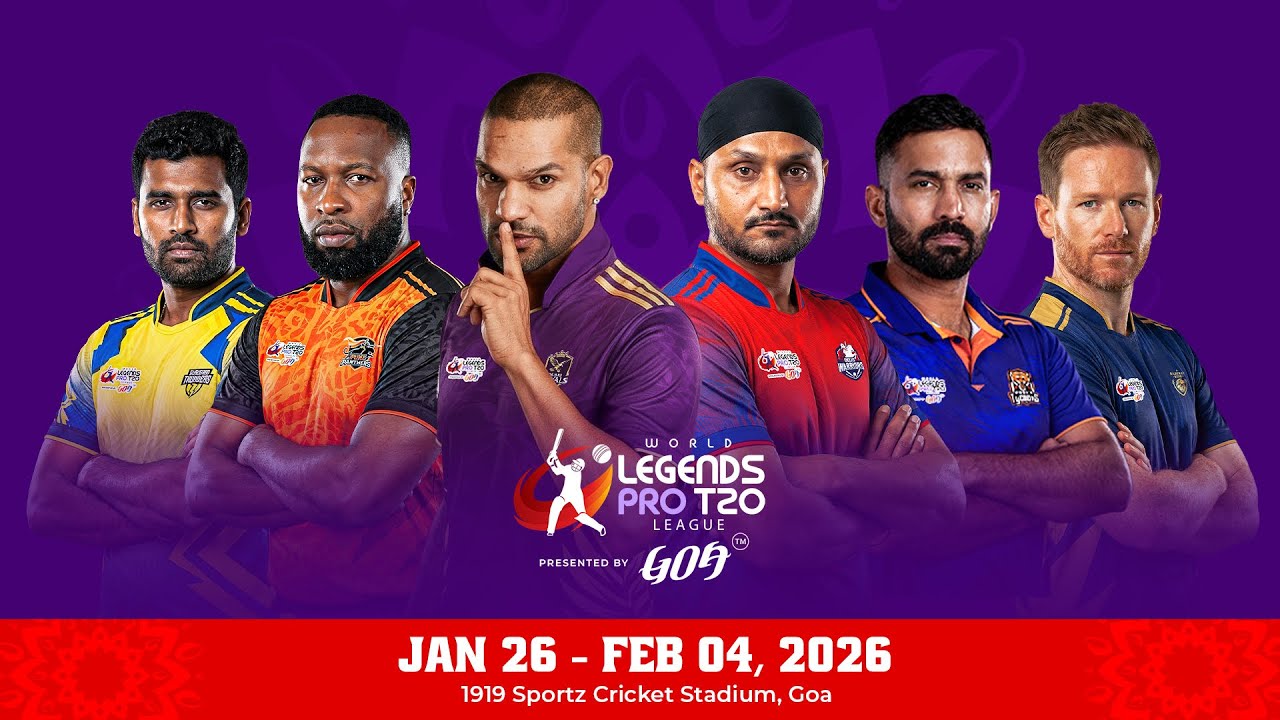 Dubai Royals vs Pune Panthers | Match 11 | Hindi | World Legends Pro T20 League 2026