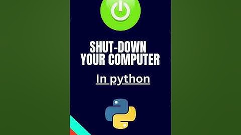 Shutdown from python | #shorts #calculator #timer  #coding #python #trending #webdev #latest #code