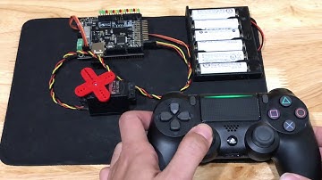 Servoshock: Wireless Servo Control with PS4 Controller