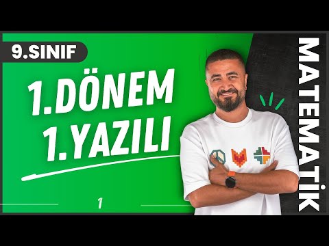 9.SINIF 1.DÖNEM 1.YAZILI SORULARI | SENARYO 1 + SENARYO 2 | 9.SINIF MATEMATİK | Rehber Matematik