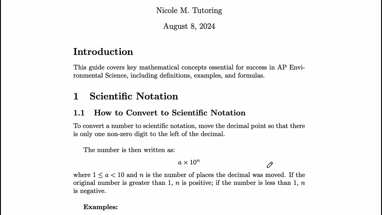 AP Enviornmental Science Math | Everything You Need to Know!