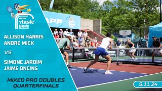 2024 APP Vlasic Classic Cincinnati I Harris/Mick vs. Jardim/Oncins | Mixed Doubles Quarterfinals