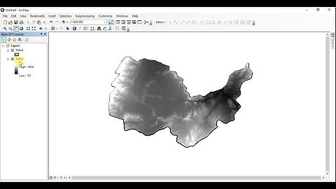 How to Mosaic and Extract by Mask Raster DEM with 12.5 Spatial Resolution Using ArcGIS