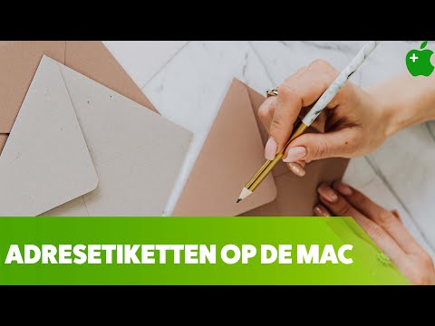 Adres-etiketten printen voor contactpersonen