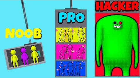 NOOB vs PRO vs HACKER - Elevator Sort By QuickGames