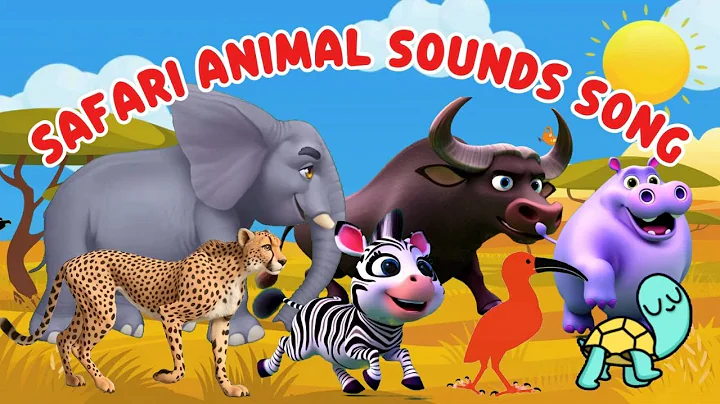 Safari Animal Sounds Song 0403 | Little Trunky Learns | Nursery Rhymes