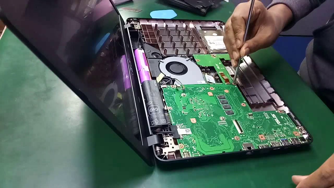 How to replaced ASUS X540YA Laptop Battery.. - YouTube