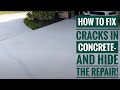 How To Fix Cracks In Concrete- And Blend In The Repair!