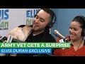 Army Veteran Gets Surprised with Service Dog | Elvis Duran Exclusive
