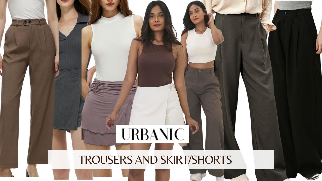 URBANIC Trousers Haul | Urbanic Shorts/Skirts, wide leg trousers  Haul  | ASH WINI
