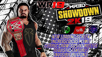 WR3D 2K19 MOD BY THE CLEANER 007,TECHNO HRISHU & HM CREATIONS  (BEST RE LEASED MOD OF 2019)