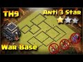 Best Anti 3 Star TH9 War Base 2017 (Anti All Combo)