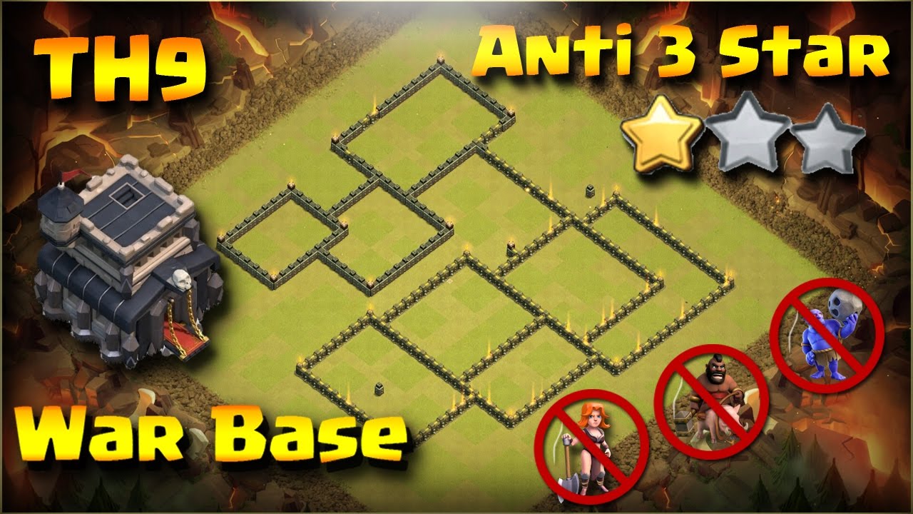 Clash Of Clans Town Hall 9 Th9 War Base Anti 3 Star 2016 Replays By Tracey Hollingsworth