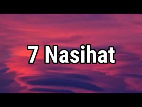 7 nasihat-Dato siti nurhaliza, kmy kmo dan luca sickta \