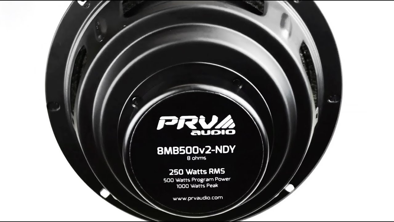 prv 8 inch speakers