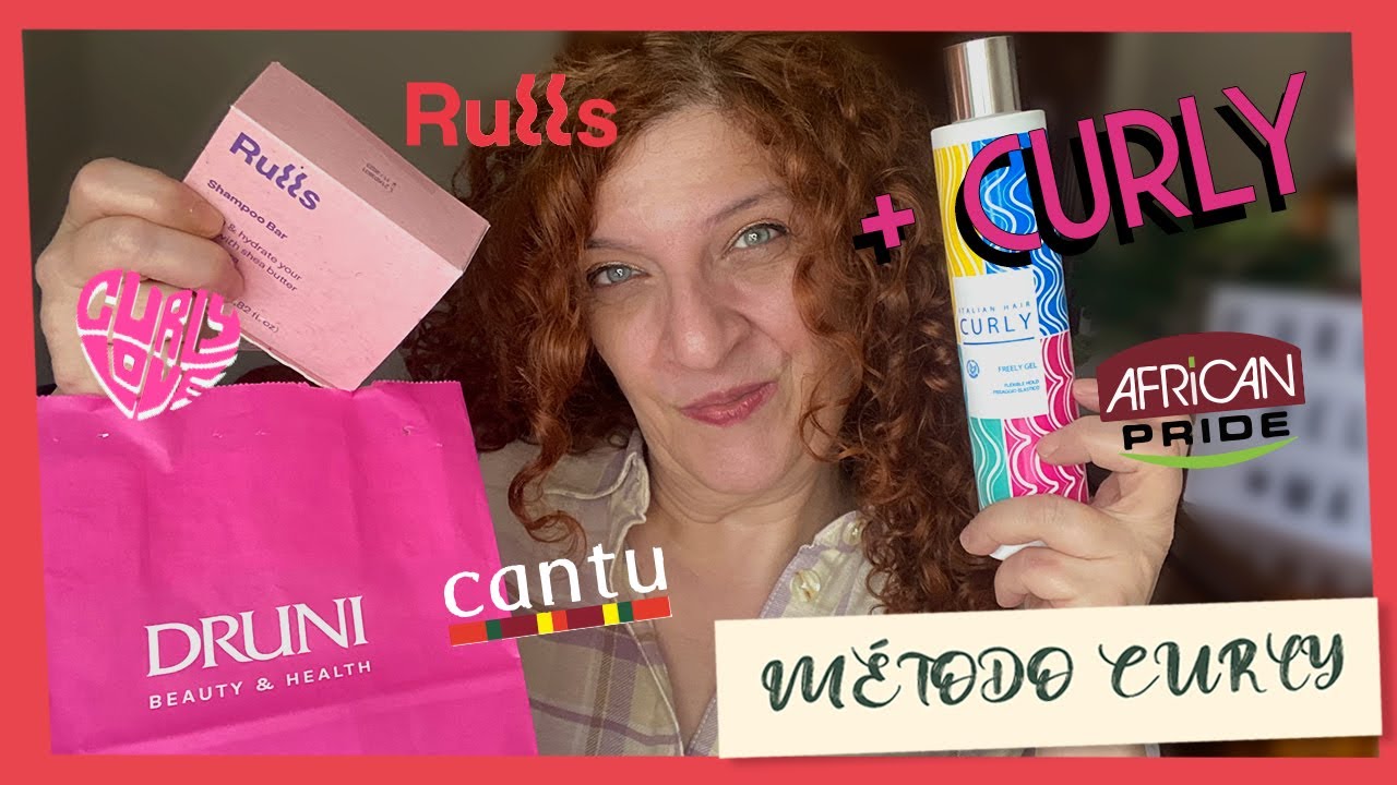 Probando ITALIAN HAIR + DRUNI nos trae marcas CURLYS !!!! [ METODO CURLY ➰  ] - YouTube