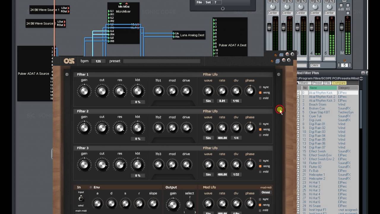 Ocean Swift Synthesis - Wind Filter Plus Video 1