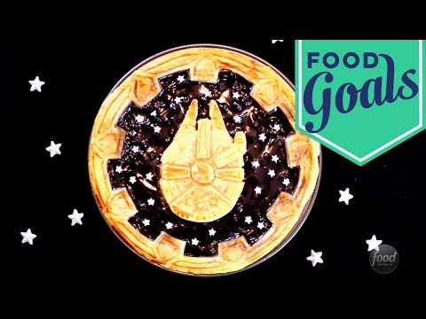 Millennium Falcon-Inspired Star Wars Pie | Food Network