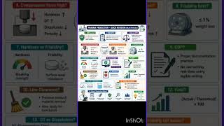💊 Pharma Production Basics in 60 Seconds!Compression force, CQA vs CPP, GMP, GDP, Data Integrity