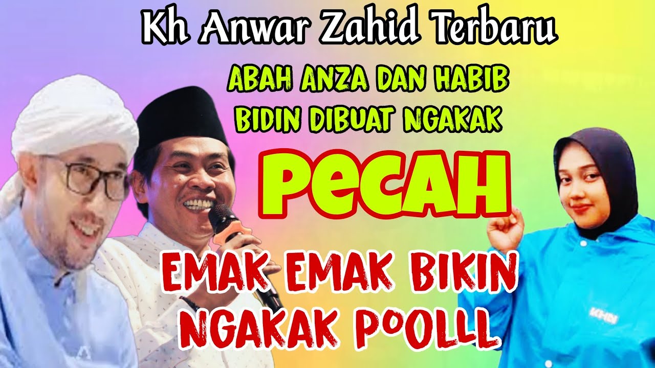 PECAH 🎉 ABAH ANZA DAN HABIB BIDIN DIBUAT NGAKAK - EMAK-EMAK LUCU POOLLL 