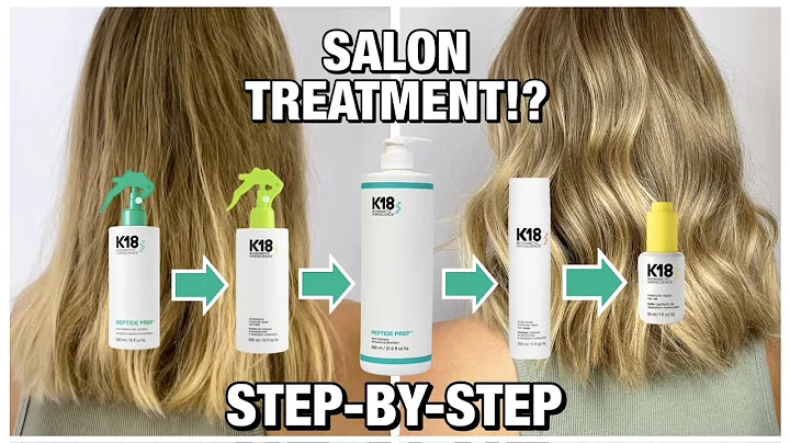 K18 is a TOTAL hair game changer! Salon treatment TUTORIAL, packed with usage tips and how to's...