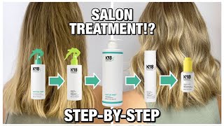 K18 is a TOTAL hair game changer! Salon treatment TUTORIAL, packed with usage tips and how to's...