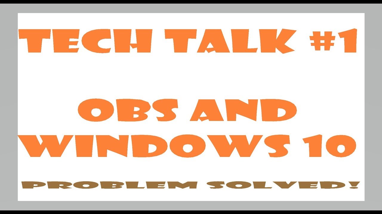 Tech Talk # 1 - YouTube
