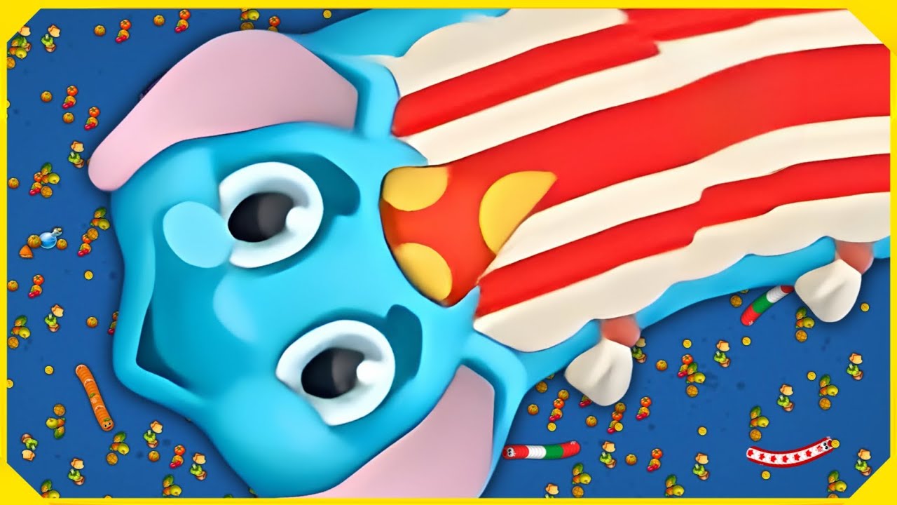 🐍WORMSZONE.IO | GIANT SLITHER SNAKE TOP 01 / Epic Worms Zone Best Gameplay! | Rahul Snake Game